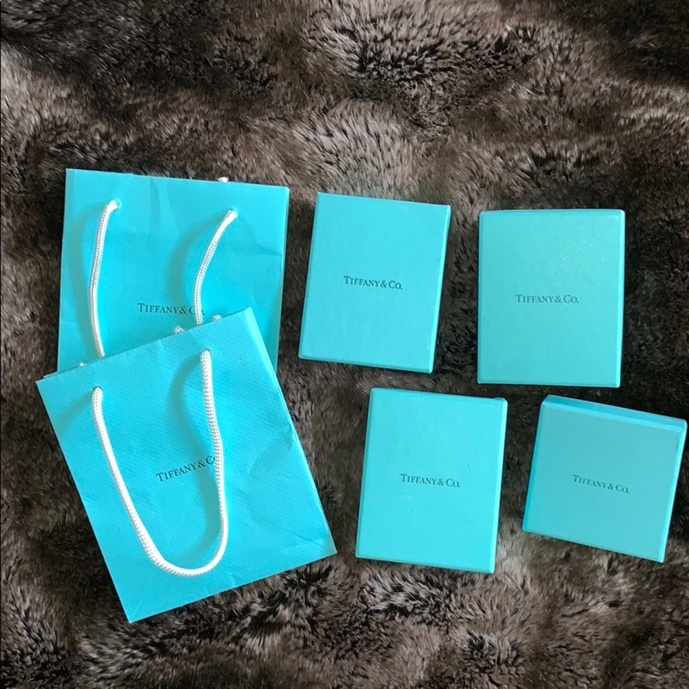Tiffany & Co. Variety Jewelry Boxes and Gift Bags